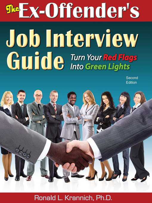 Book jacket for Ex-offender's job interview guide : turn your red flags into green lights